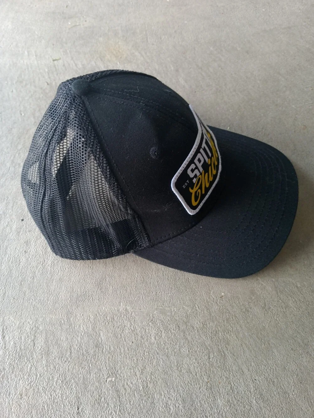 Spittin Chicklets Black Barstool Sports Trucker Hat